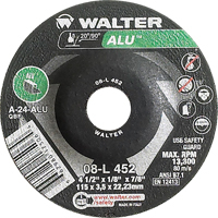 Depressed Centre Grinding Wheels - Aluminium Type 27, 4-1/2" x 1/8", 7/8" Arbor, Type 27 Absolute Business Supply