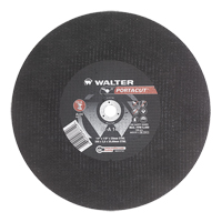Meule &agrave; tronçonner rapide en acier inoxydable Portacut, 14" x 1/8", Arbre de 3/4", Type 1, Oxyde d'aluminium, 5400 Tr/min Absolute Business Supply