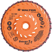Enduro-Flex 2-in-1 Flap Disc, 5" x 5/8"-11, 80 Grit, Ceramic Absolute Business Supply