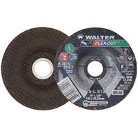 FLEXCUT Grinding Wheel, 5", 36 Grit, Aluminum Oxide, 7/8", 12200 RPM, Type 29 Absolute Business Supply