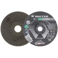 FLEXCUT MILL SCALE Grinding Wheel, 7", 36 Grit, Aluminum Oxide, 7/8", 8600 RPM, Type 29 Absolute Business Supply