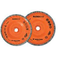 Blendex U Finishing Cup Disc, 4-1/2" Dia., Fine Grit, Silicon Carbide Absolute Business Supply