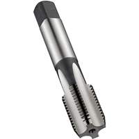 Taraud machine &agrave; cannelure, 1/2"-14, 4 cannelures, 87 mm lo, Conique, Acier rapide Absolute Business Supply