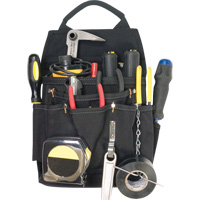 Porte-outils professionnels pour &eacute;lectricien, Porte-outil multiple, Polyester, 11 Poches Absolute Business Supply