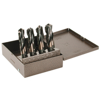 Jeu de forets &agrave; queue, 8 morceaux, Acier rapide Absolute Business Supply