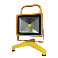 Projecteurs portatifs et rechargeables, DEL, 30 W, 3000 lumens, Boîtier en Aluminium Absolute Business Supply