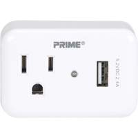 Prime&reg; USB Charger with Surge Protector Absolute Business Supply