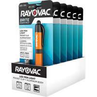 Brite Essentials Pocket Penlight, LED, 3 Lumens, Aluminum Body, AAA Batteries, Included Absolute Business Supply