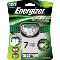 Lampe frontale Vision Ultra, DEL, 400 lumens, 4 hres de fonctionnement, piles Rechargeable Absolute Business Supply