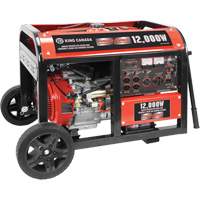 Electric Start Gas Generator with Wheel Kit, 12000 W Surge, 9000 W Rated, 120 V/240 V, 31 L Tank Absolute Business Supply