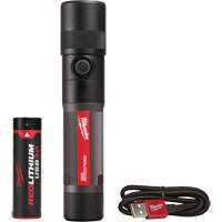 Lampe de poche 1100L &agrave; mise au point par torsion, DEL, 1100 lumens, Piles Rechargeable Absolute Business Supply