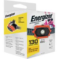 Lampe frontale &agrave; s&eacute;curit&eacute; intrins&egrave;que, DEL, 130 lumens, 6 hres de fonctionnement, piles AAA Absolute Business Supply
