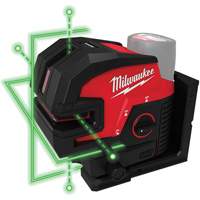 Laser vert &agrave; lignes crois&eacute;es et 4 points daplomb M12 Absolute Business Supply