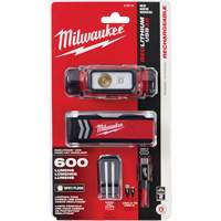 Lampe frontale pour casque de s&eacute;curit&eacute; USB REDLITHIUM, DEL, 600 lumens, 5 hres de fonctionnement, piles Rechargeable Absolute Business Supply