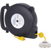 JPCR-1450 ABS Extension Cord Reel, Indoor/Outdoor, SJTW, 14 AWG, 13 A, 45' Absolute Business Supply
