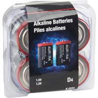Industrial Alkaline Batteries, D, 1.5 V Absolute Business Supply