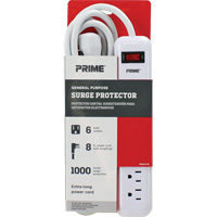 Surge Protector, 6 Outlets, 1000 J, 1875 W, 8' Cord Absolute Business Supply