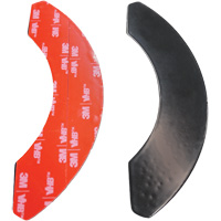 Plaquettes de montage &agrave; dos adh&eacute;sifs de balise de proximit&eacute; pour surfaces non m&eacute;talliques Safety Whip Absolute Business Supply