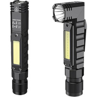 Multifunctional Work Light, LED, 500 Lumens, Rechargeable Batteries Absolute Business Supply