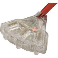 Generator Extension Cord with Tritap, STW, 10 AWG, 3 Outlet(s), 25' Absolute Business Supply