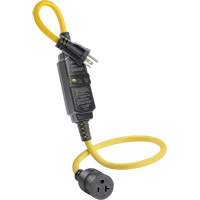 GFCI Cord Set with Automatic Reset, 120 V, 20 A, 3' Cord Absolute Business Supply