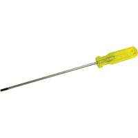 Slotted Electrician's Screwdriver, 3/16" Tip, Round, 11-1/2" L, Plastic Handle Absolute Business Supply