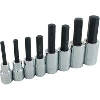 Hex Head SAE Socket Set, Hex, 1/2" Drive, 8 Pcs Absolute Business Supply