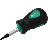 Stubby Square Recess Screwdriver, #1 Tip, Round, 3-1/4" L, Cushion Grip Handle Absolute Business Supply