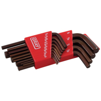 Short Arm Hex Key Set, 13 Pcs., Imperial Absolute Business Supply